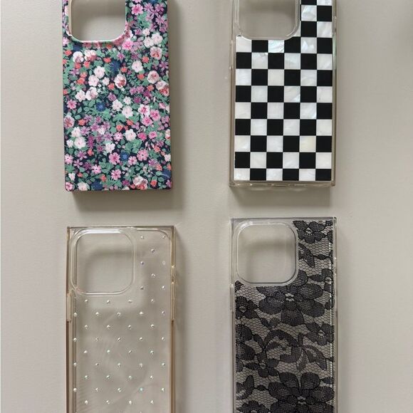 Black lace case – Fae studio Black Lace iPhone 15 Pro Case